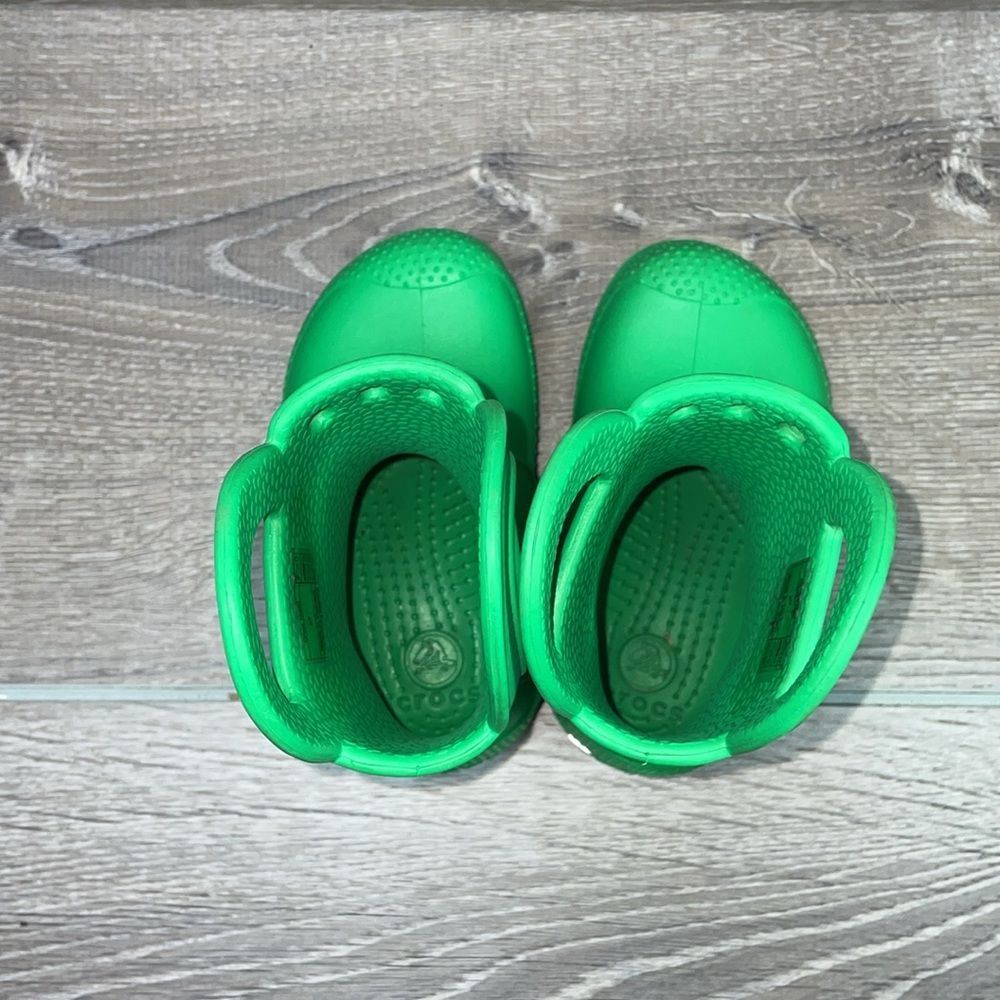 CROCS Kids Green Rain & Snow Boot - Picture 5 of 11
